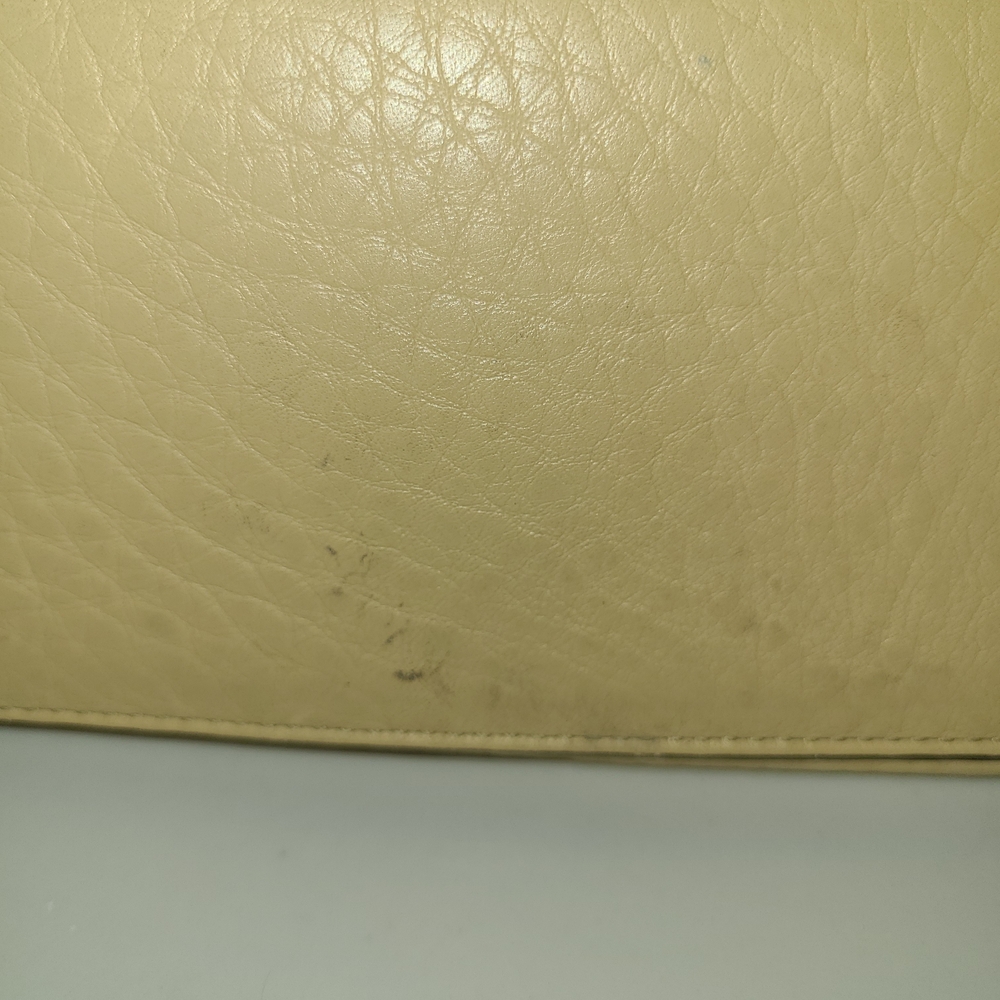 Coach Laura Light Yellow Leather Tote Bag GUC - Picture 7 of 16